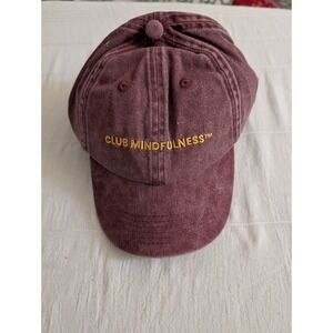 Active After Coffee Club Mindfulness Cap‎ Maroon Dad Hat